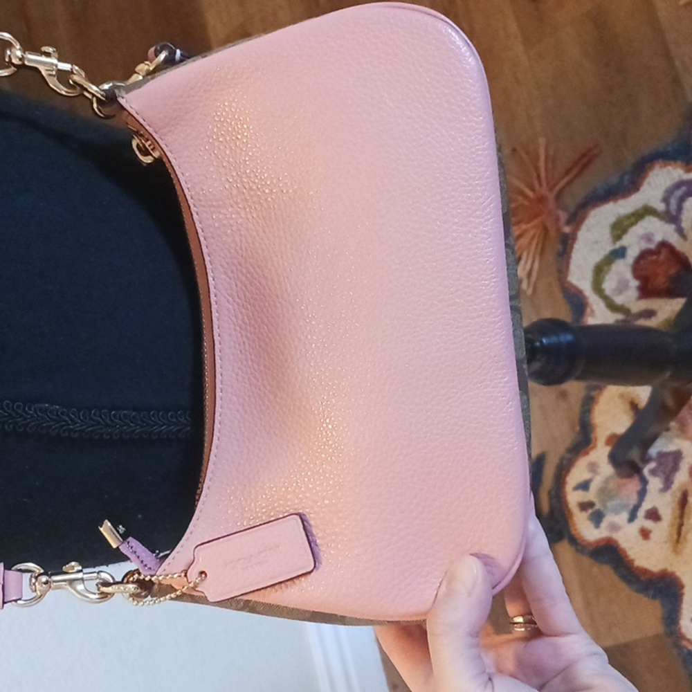 Coach Teri Candy Pink Leather with Creature Patches Crossbody Bag - Picture 5 of 14
